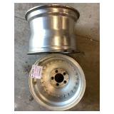 Set of Two 5-Hole 15 Inch x 10 Inch Wheels