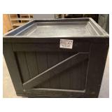 Black Plastic Produce Bin 36x36x22