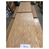 Rolling Folding Cafeteria Table with Attached Benches 12 Foot by 4 Foot 6 Inch