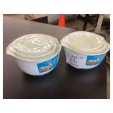 Two 3-Piece Simply Done Mixing Bowl Sets