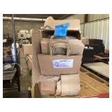 Case of 250 Natural Brown Paper Shopping Bags with Handles, 8x4.75x10.25 Inches