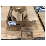 Box of Disposable Cardboard Drink Carriers