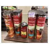 Five Commercial Tea and Coffee Dispensers