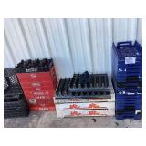 Beverage Containers and Display Racks Lot