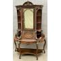 Antique Ornate Rosewood Secretary