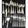 63pc Towle Sterling Silver Candlelight Flatware