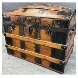 Quality Complete Antique Dome Top Trunk