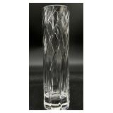Tiffany & Co. Crystal Reeds Swirl Bud Vase