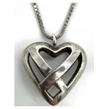 Sterling Silver Heart Necklace