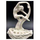 Cowan Pottery Art Deco Scarf Dancer Flower Frog