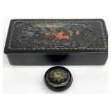 2 Russian Lacquer Boxes
