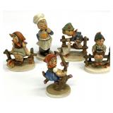 Group of 5 Goebel Hummels