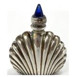Mexico Sterling Shell Miniature Scent Bottle