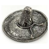 Sterling Silver Repouse Mexican Sombrero