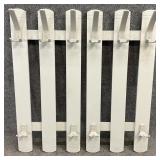 Pair Wall Mounted Coat Racks