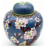 Chinese Cloisonne Ginger Jar