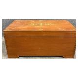 Inlaid & Dovetailed Lift Top Blanket Chest