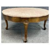 French Stone Top Coffee Table