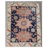3.8 x 4.11 Hand Knotted Rug