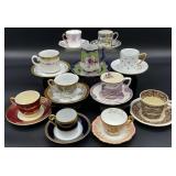 Antique Vintage Demitasse Porcelain Cups &