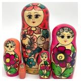 Vintage Russian Matryoshka Nesting Doll