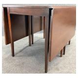 Mahogany Drop Leaf Dining Table