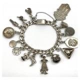 Sterling Silver Charm Bracelet