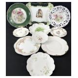 Antique / Vintage Porcelain Cabinet Plates