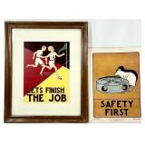 2pc 1932 Character Culture Citizenship Posters