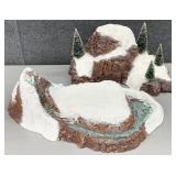Dept 56 Christmas Village Mountains & Sisal Trees