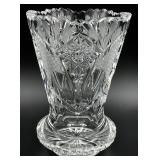 Antique Vintage Cut Crystal / Glass Vase