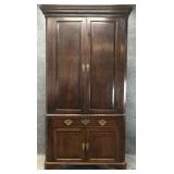 Period Mahogany Blind Door Corner Cabinet