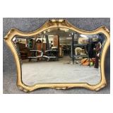 Vintage Scroll Decorated Hanging Mirror