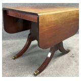 Mahogany Drop Leaf Dining Table