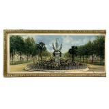 Vintage French Madonna Religious Lithograph Art