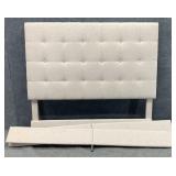 Queen Button Tufted Upholstered Bed Frame