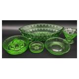 Vintage Uranium Glass Group