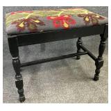 Black Frame Vanity Bench or Stool