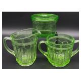 Vintage Uranium Glass Group