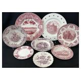 Antique / Vintage Transferware Cabinet Plates &