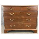 Antique Mahogany Two Over Three Chest
