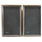 Pair Vintage Sony Speakers