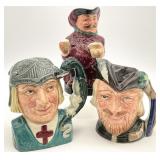3 Royal Doulton Toby Mugs