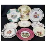 Antique / Vintage Porcelain Cabinet Plates