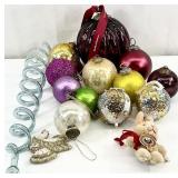 Small Group Glass Christmas Ornaments & More