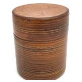 Vintage Leather Wrapped Smoking Accessory Box