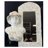 Ruth & David Jellema Fabric Faces Sculpture Mirror