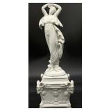 Antique Bisque Porcelain Neo-Classical Goddess