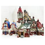 5pc Dept 56 North Pole Series Christmas Houses