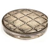 Sterling Silver Cased Makeup Compact